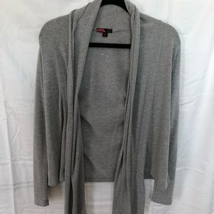 Gray cardigan